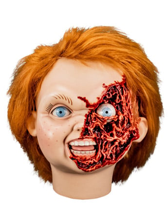 Child's Play 3 Ultimate Chucky Pizza Face Head Gallery Image 2