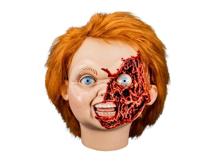 Child's Play 3 Ultimate Chucky Pizza Face Head Gallery Image 1