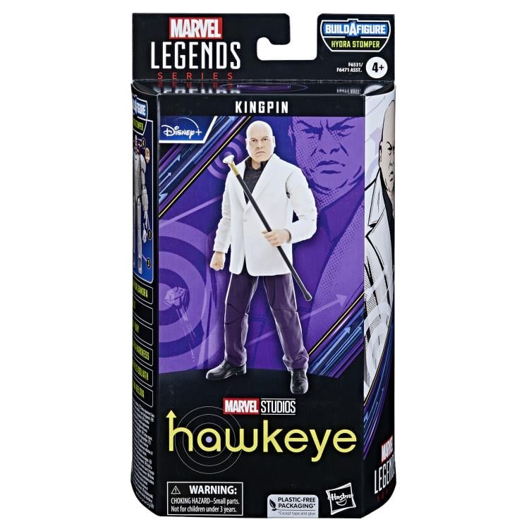 Hawkeye Marvel Legends Kingpin Action Figure (Hydra Stomper BAF) Gallery Image 7