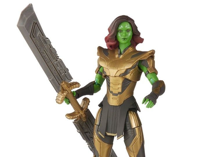 What If...? Marvel Legends Warrior Gamora Action Figure (Hydra Stomper BAF) Gallery Image 1