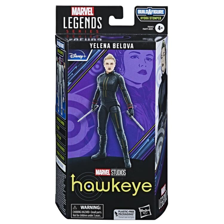 Hawkeye Marvel Legends Yelena Belova Action Figure (Hydra Stomper BAF) Gallery Image 8