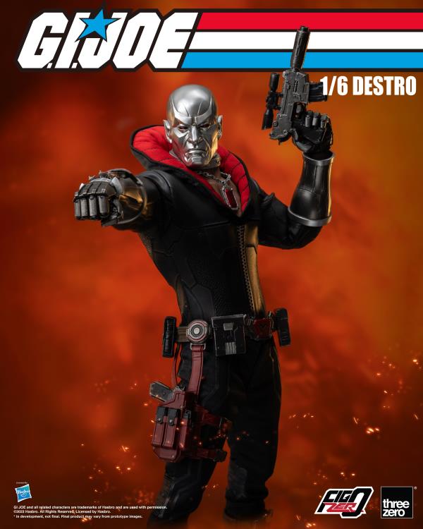 G.I. Joe FigZero Destro 1/6 Scale Collectible Figure Gallery Image 8