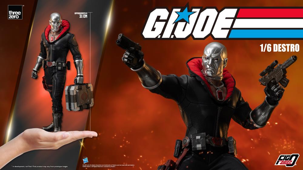 G.I. Joe FigZero Destro 1/6 Scale Collectible Figure Gallery Image 15