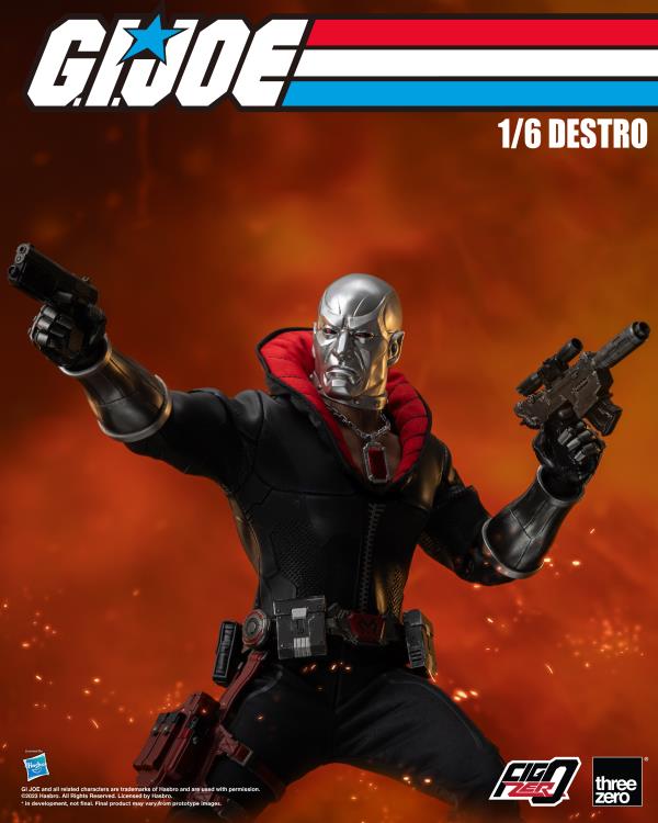 G.I. Joe FigZero Destro 1/6 Scale Collectible Figure Gallery Image 9