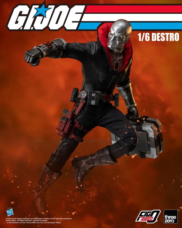 G.I. Joe FigZero Destro 1/6 Scale Collectible Figure Gallery Image 12