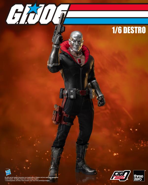 G.I. Joe FigZero Destro 1/6 Scale Collectible Figure Gallery Image 6