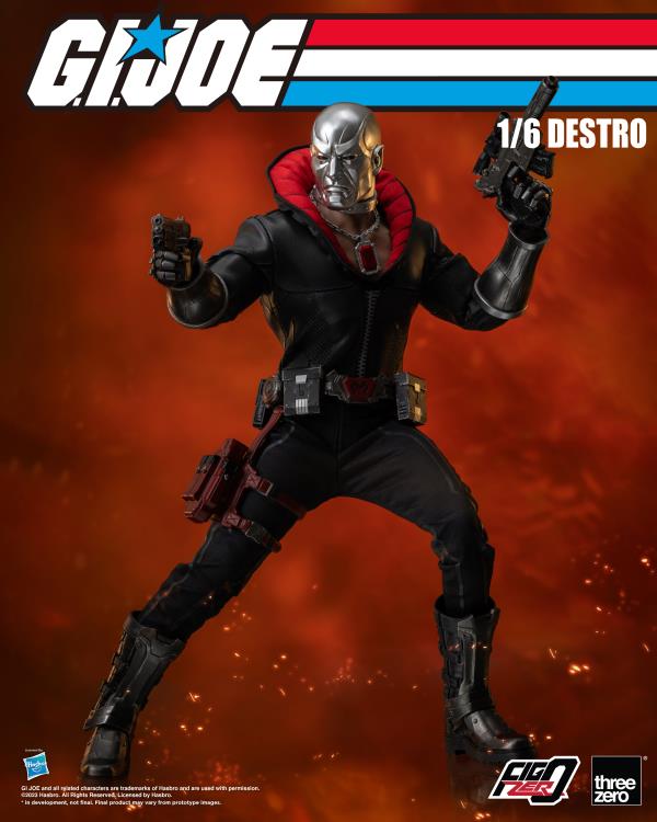 G.I. Joe FigZero Destro 1/6 Scale Collectible Figure Gallery Image 7