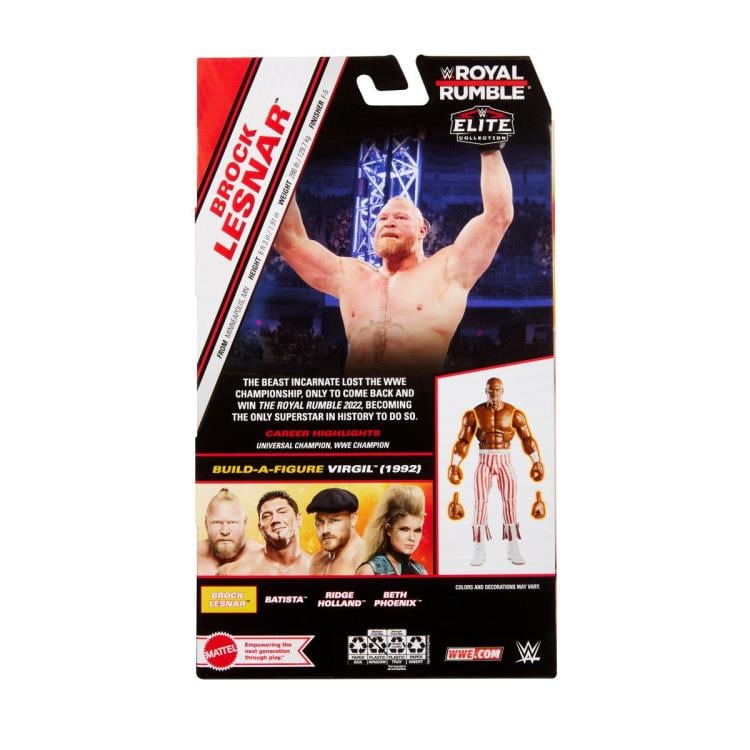 WWE Royal Rumble Elite Collection Brock Lesnar (Virgil BAF) Gallery Image 9