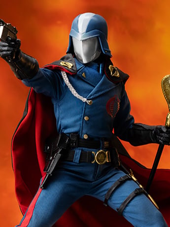 G.I. Joe FigZero Cobra Commander 1/6 Scale Collectible Figure Gallery Image 2