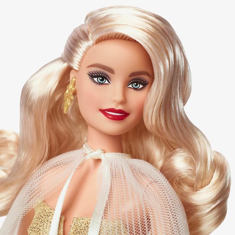 Barbie 2023 Holiday Barbie Doll (Wavy Blonde Hair) Gallery Image 6