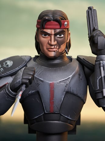 Star Wars: The Bad Batch Hunter 1/7 Scale Limited Edition Bust Gallery Image 2