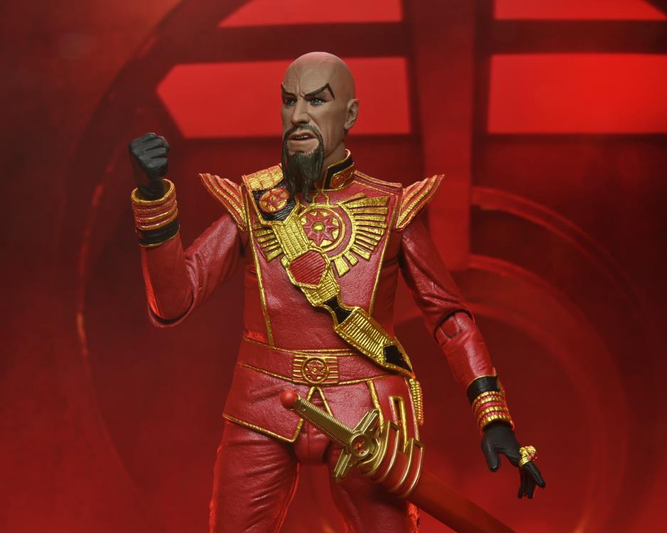 King Features Flash Gordon Ultimate Ming the Merciless (Red Military Outfit) Gallery Image 7
