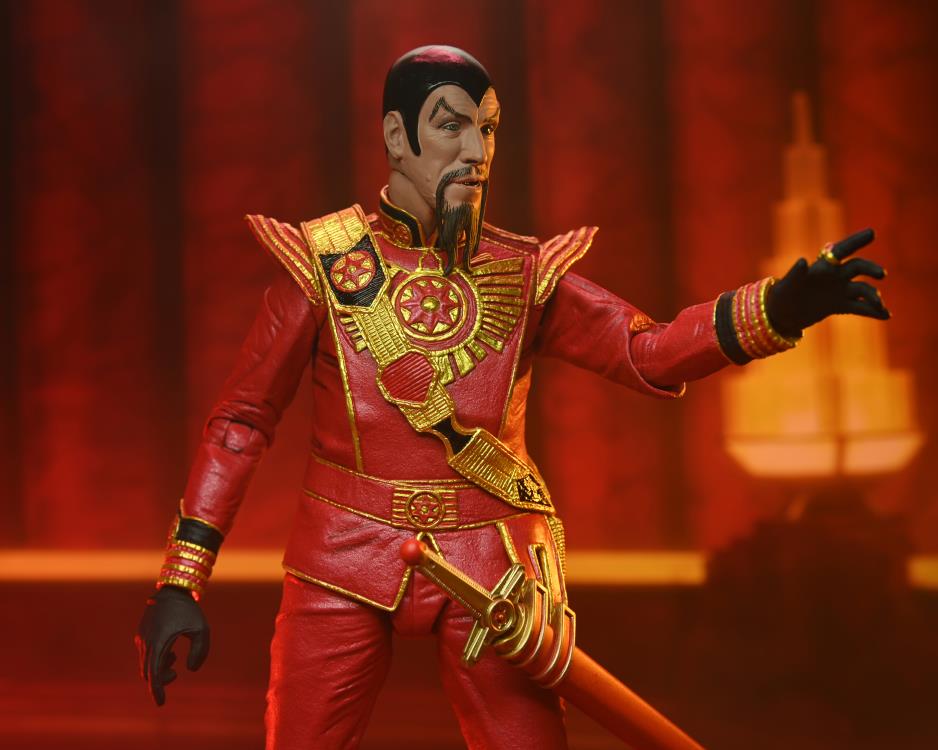 King Features Flash Gordon Ultimate Ming the Merciless (Red Military Outfit) Gallery Image 9