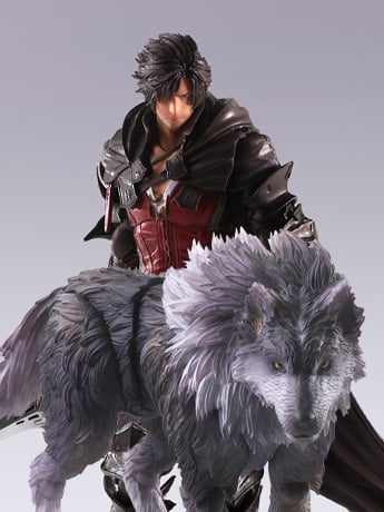 Final Fantasy XVI Bring Arts Clive Rosfield and Torgal Action Figure Two-Pack Gallery Image 2