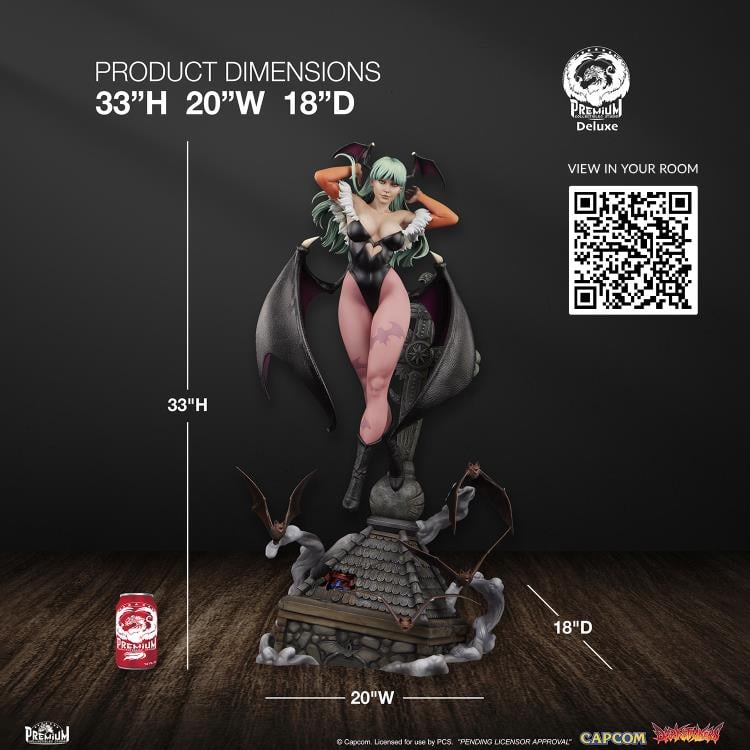 Darkstalkers Morrigan (Deluxe Edition) 1/3 Scale Statue Gallery Image 26