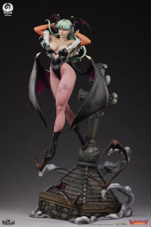 Darkstalkers Morrigan (Deluxe Edition) 1/3 Scale Statue Gallery Image 9