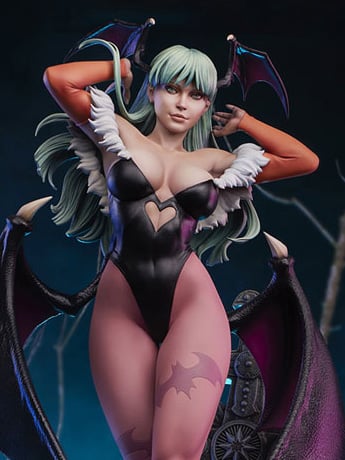Darkstalkers Morrigan (Deluxe Edition) 1/3 Scale Statue Gallery Image 2