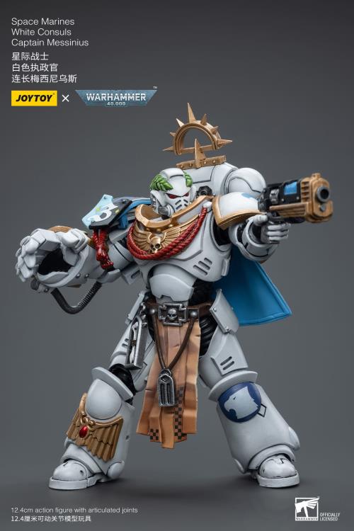 Warhammer 40k Space Marines White Consuls Captain Messinius 1/18 Scale Action Figure Gallery Image 8