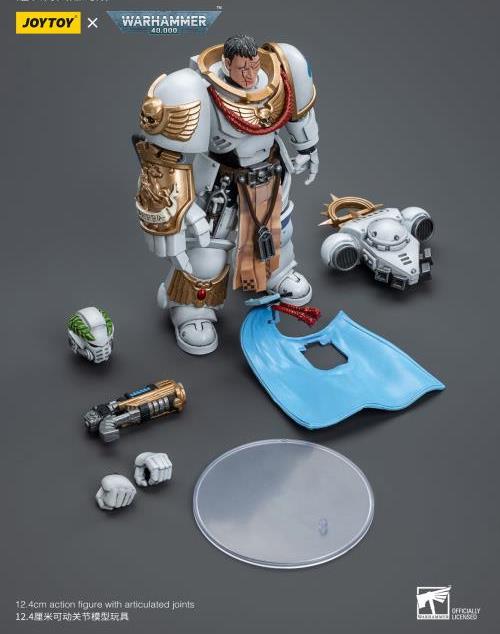 Warhammer 40k Space Marines White Consuls Captain Messinius 1/18 Scale Action Figure Gallery Image 12