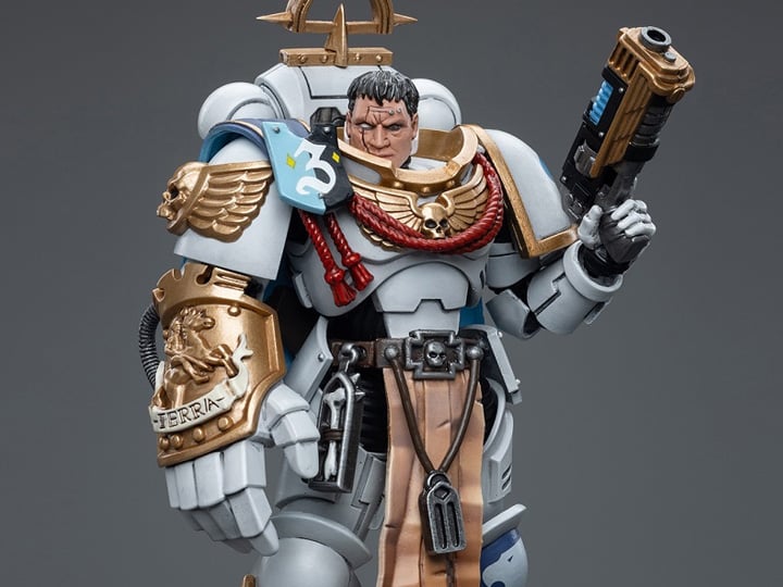 Warhammer 40k Space Marines White Consuls Captain Messinius 1/18 Scale Action Figure Gallery Image 1