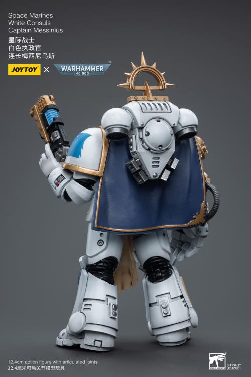 Warhammer 40k Space Marines White Consuls Captain Messinius 1/18 Scale Action Figure Gallery Image 11
