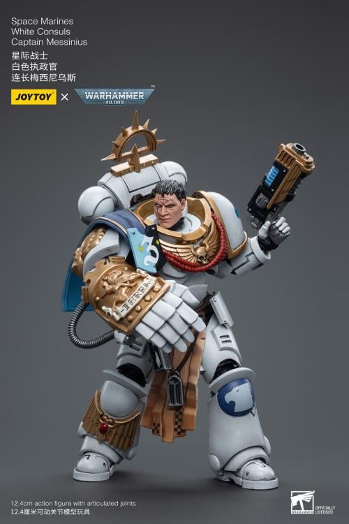 Warhammer 40k Space Marines White Consuls Captain Messinius 1/18 Scale Action Figure Gallery Image 5