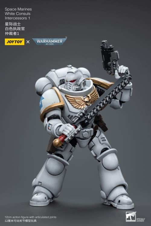 Warhammer 40k Space Marines White Consuls Intercessors 1 1/18 Scale Action Figure Gallery Image 6
