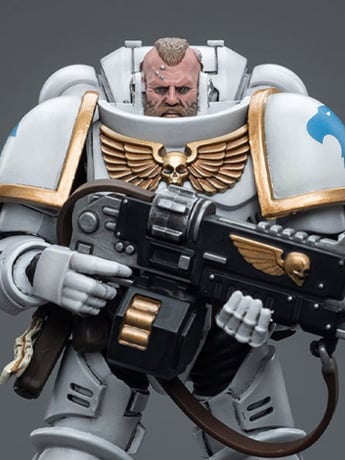 Warhammer 40k Space Marines White Consuls Intercessors 2 1/18 Scale Action Figure Gallery Image 2