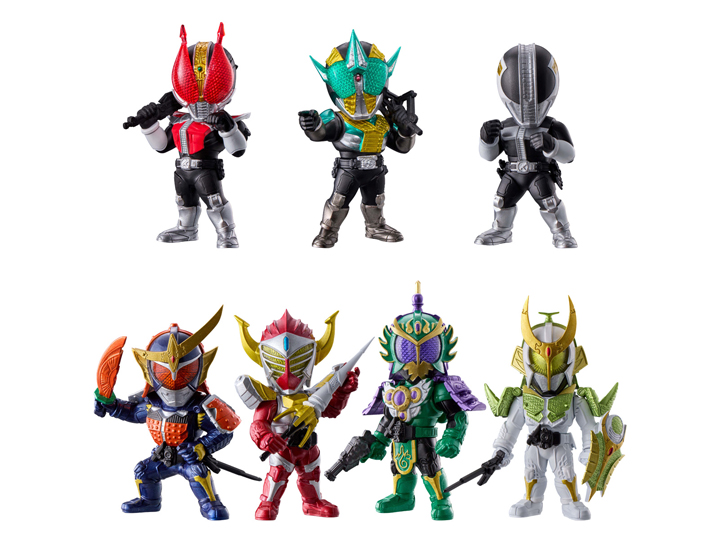 Kamen Rider Converge Motion Kamen Rider Vol.4 Boxed Set of 7 Figures Gallery Image 1