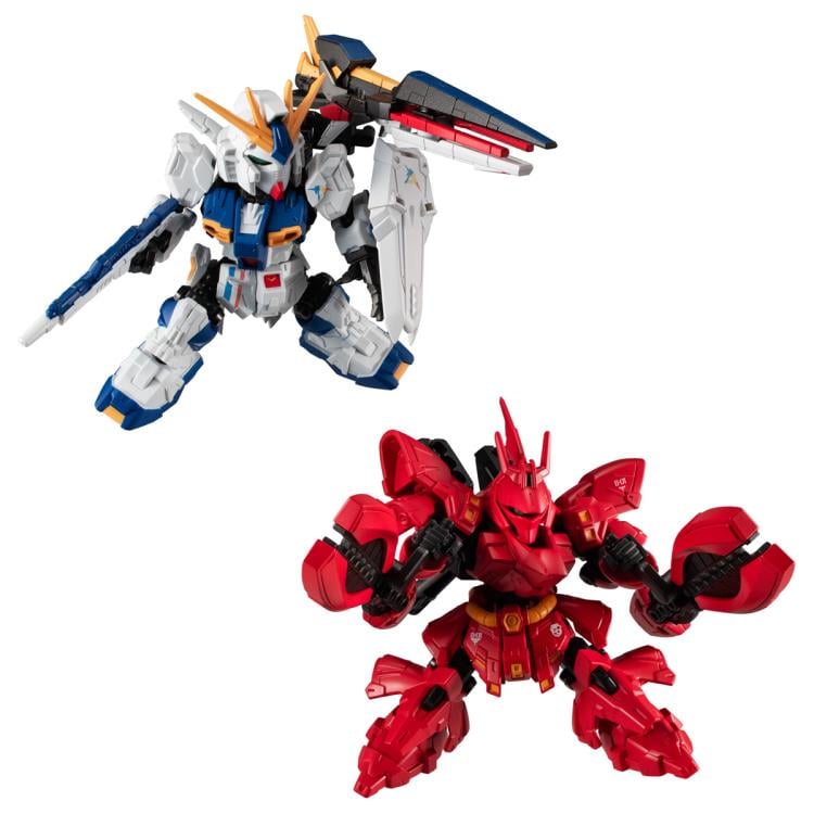 Gundam Mobility Joint Gundam RX-93ff νGundam & MSN-04FF Sazabi Set of 2 Figures Gallery Image 3