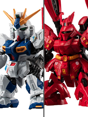 Gundam Mobility Joint Gundam RX-93ff νGundam & MSN-04FF Sazabi Set of 2 Figures Gallery Image 2