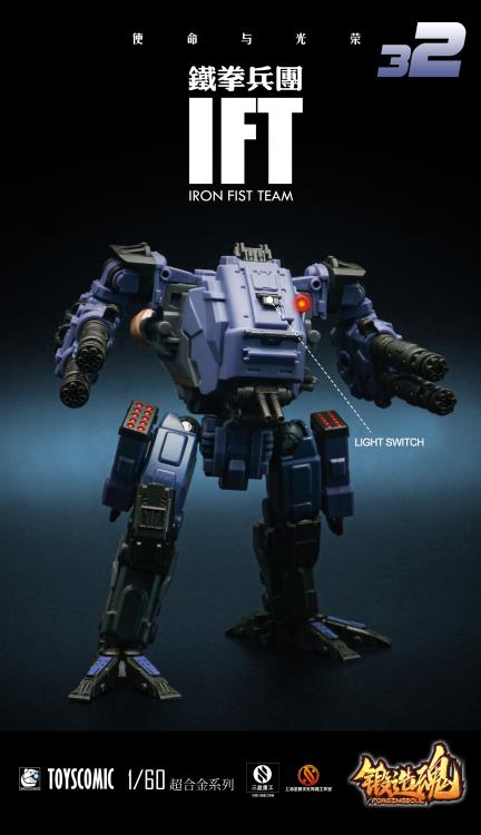 Forging Soul AGS-32 Iron Fist Team Alpha Giant Bear 1/60 Scale Figure Gallery Image 5