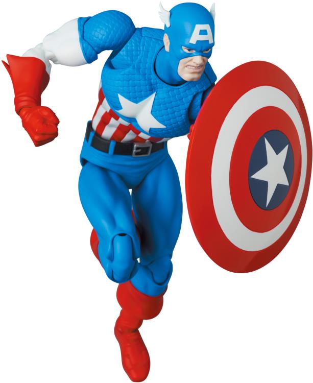 Marvel MAFEX No. 217 Captain America Comic Figure