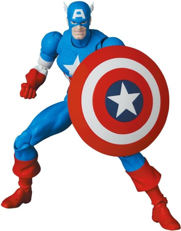 Marvel MAFEX No.217 Captain America (Comic Ver.) Action Figure Gallery Image 7