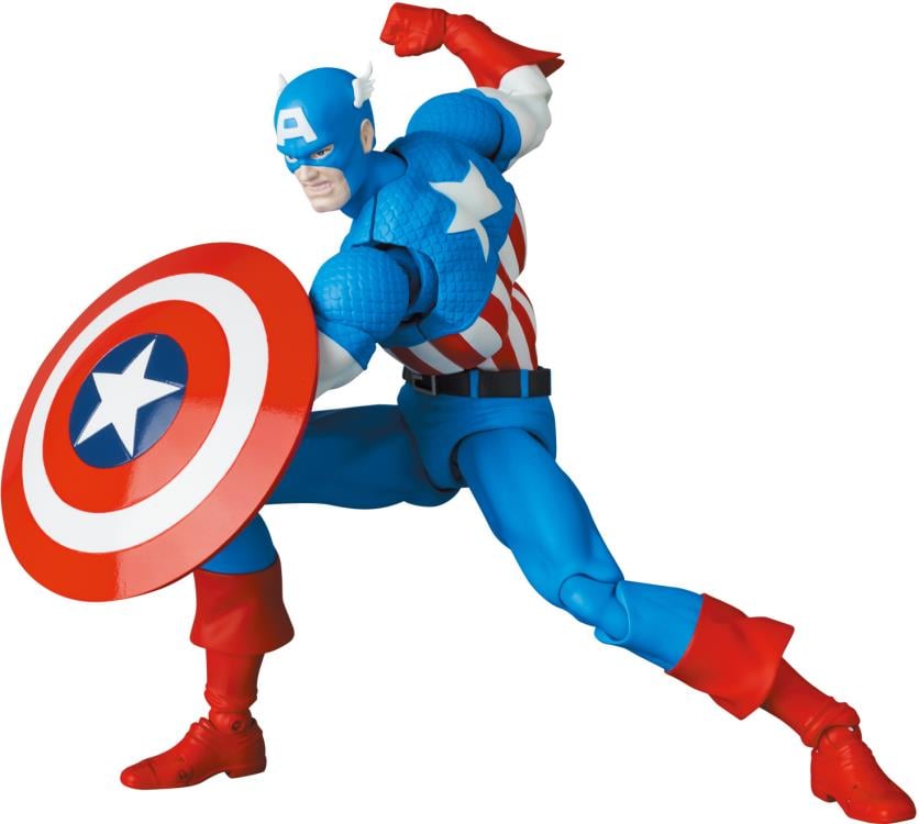 Marvel MAFEX No. 217 Captain America Comic Figure