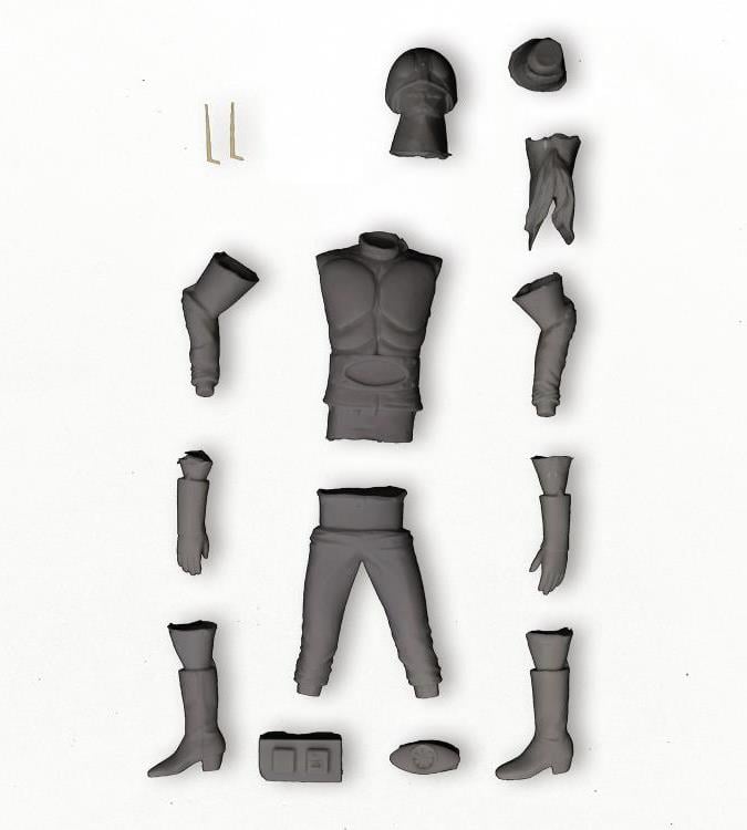 Kamen Rider Middle Size Series Masked Rider 1 1/8 Scale Model Kit Gallery Image 11