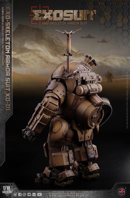 Future Series EXO-Skeleton Armor Suit XO-01 1/18 Scale Figure Set Gallery Image 5