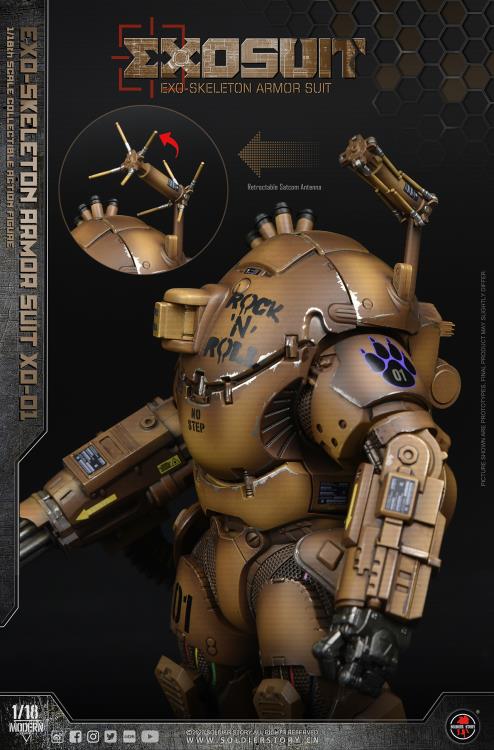 Future Series EXO-Skeleton Armor Suit XO-01 1/18 Scale Figure Set Gallery Image 18