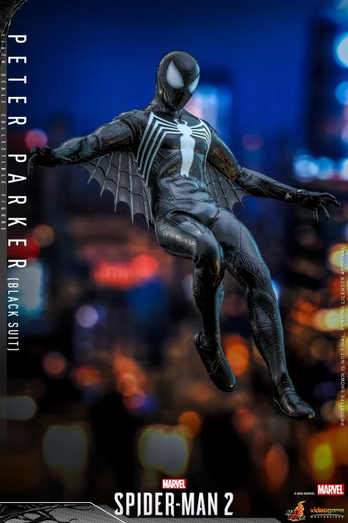 Marvel's Spider-Man 2 VGM56 Spider-Man (Black Suit) 1/6th Scale Collectible Figure Gallery Image 16