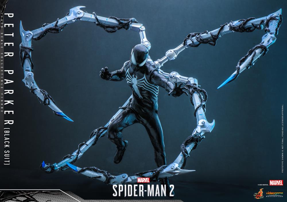 Marvel's Spider-Man 2 VGM56 Spider-Man (Black Suit) 1/6th Scale