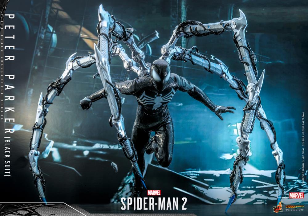 Marvel's Spider-Man 2 VGM56 Spider-Man (Black Suit) 1/6th Scale