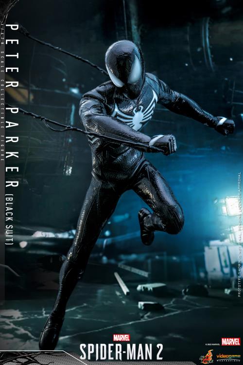 Marvel's Spider-Man 2 VGM56 Spider-Man (Black Suit) 1/6th Scale