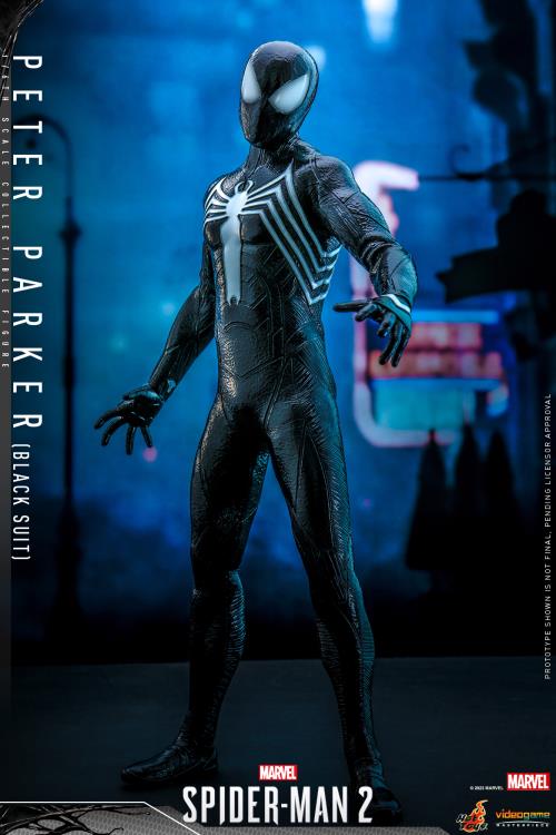 Marvel's Spider-Man 2 VGM56 Spider-Man (Black Suit) 1/6th Scale Collectible Figure Gallery Image 13