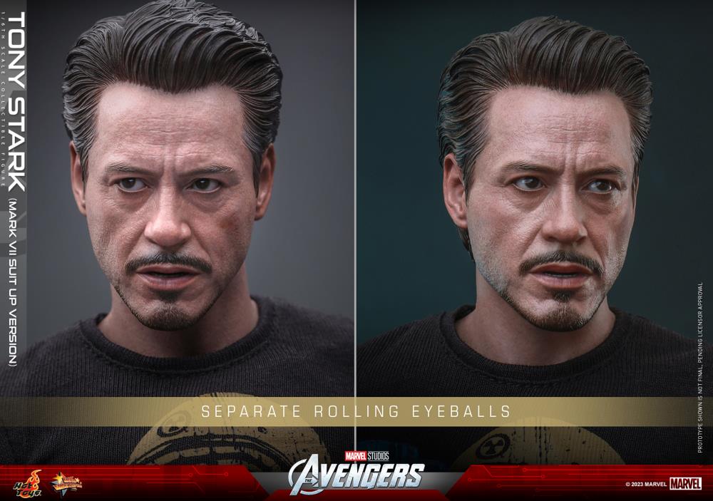 The Avengers MMS718 Tony Stark (Mark VII Suit-Up Ver.) 1/6th Scale Collectible Figure Gallery Image 12