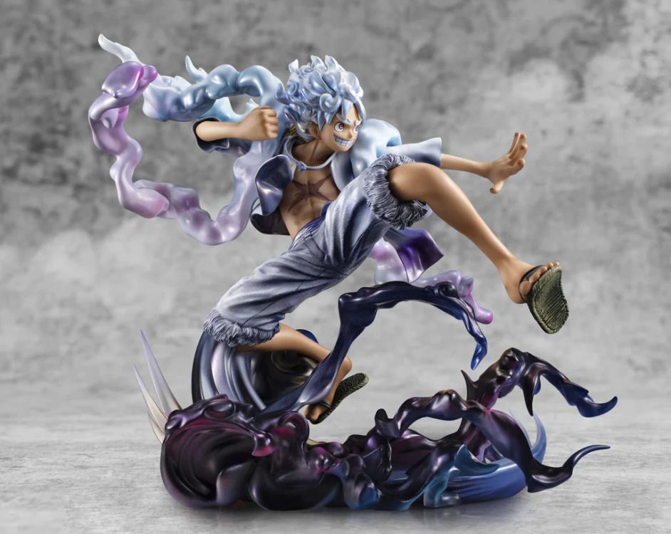 コミック・アニメ MONKEY.D.LUFFY''GEAR5\" P.O.P MAXIMUM Amazon.com: Megahouse - One Piece - WA-Maximum - Gear Five Monkey