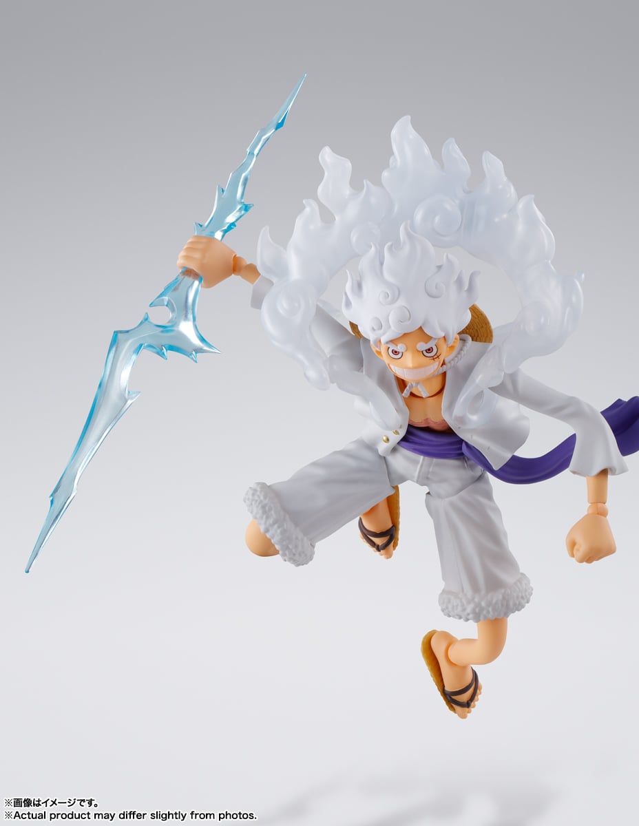 One Piece S.H.Figuarts Monkey D. Luffy (Gear 5) Action Figure Gallery Image 7