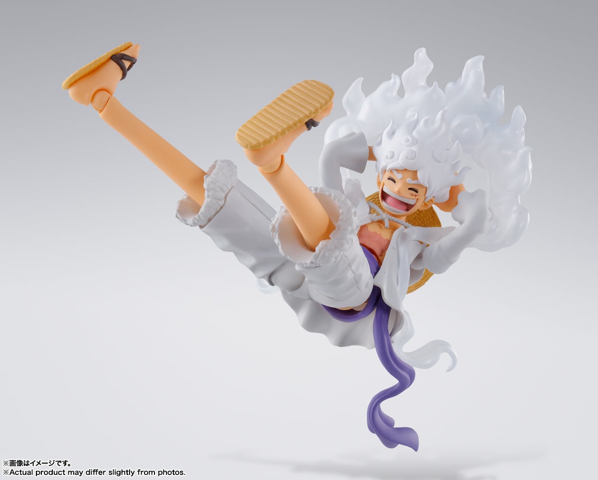 One Piece S.H.Figuarts Monkey D. Luffy (Gear 5) Action Figure Gallery Image 6