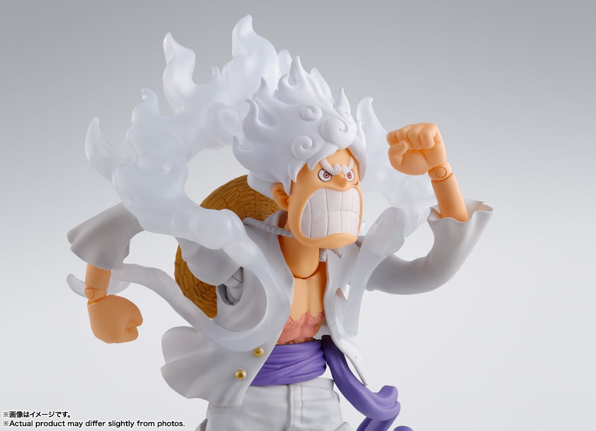 One Piece S.H.Figuarts Monkey D. Luffy (Gear 5) Action Figure Gallery Image 9