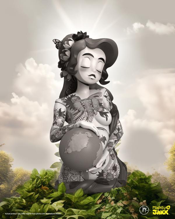 Inked Stories: Gaia (Mono Edition) ft. JPK Limited Edition Art Toy Gallery Image 3