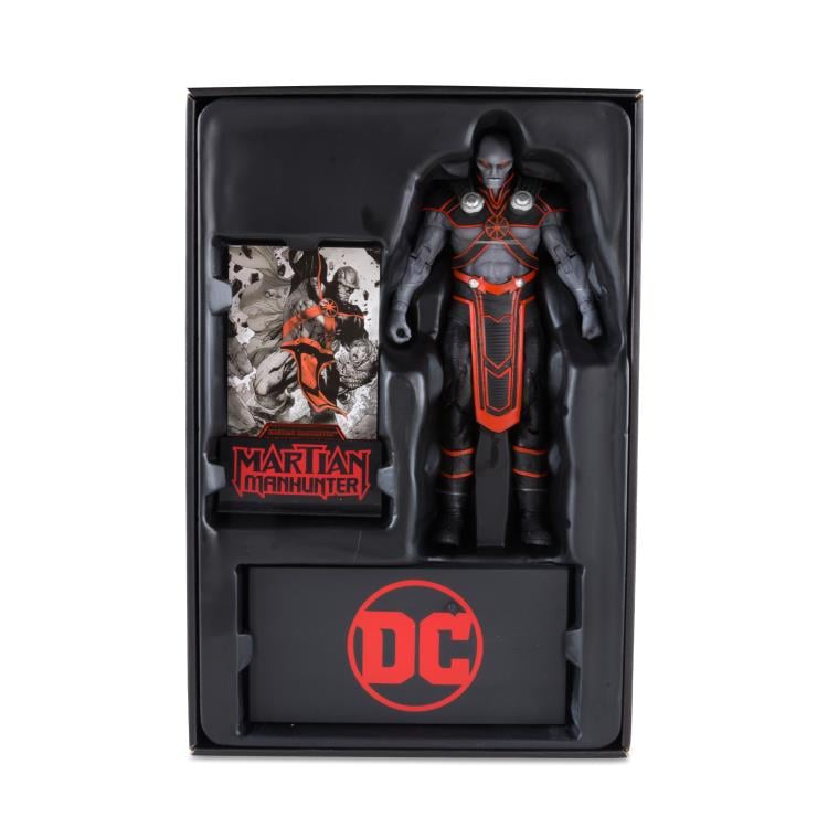 DC Rebirth DC Multiverse Martian Manhunter BBTS Exclusive Limited Black & White Accent Edition Action Figure Gallery Image 11